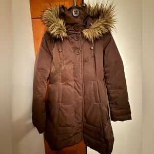Soia & Kyo Dark Brown Puffer Coat